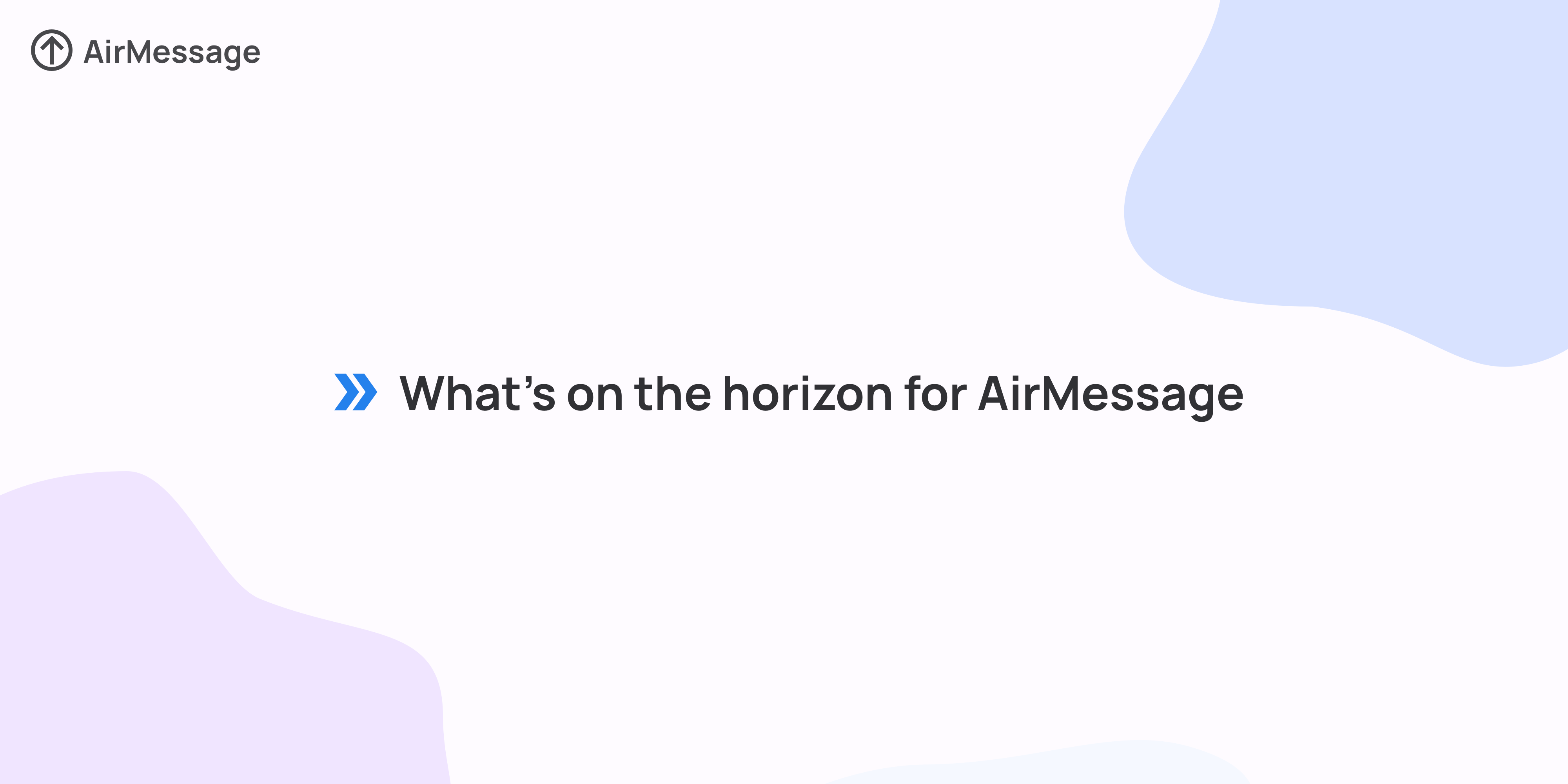 What's on the horizon for AirMessage, with hints of Material Design 3